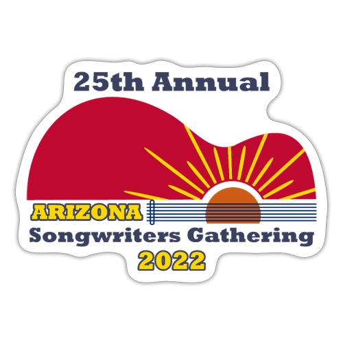 Arizona Songwriters Gathering 2022 - White/Gray - Sticker