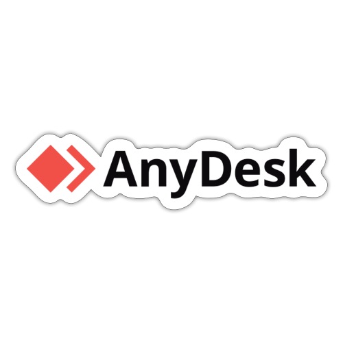 AnyDesk Black Logo - Sticker