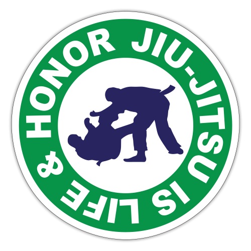 Brazilian Jiu Jitsu Life and Honor Martial Arts - Sticker