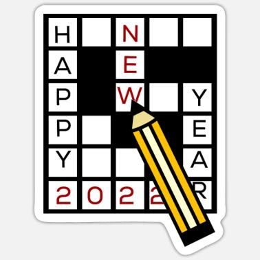 Crossword Clue puzzles Essential Classic T_shirt' Sticker ...