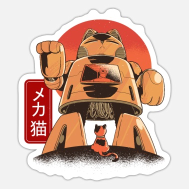 Robot Anime Stickers | Unique Designs | Spreadshirt