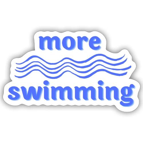 More Swimming - Sticker