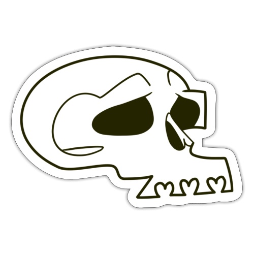 Skull - Sticker