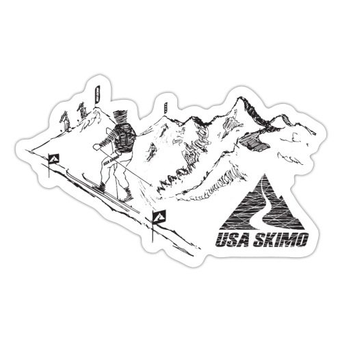 Skimo Race Course - Sticker