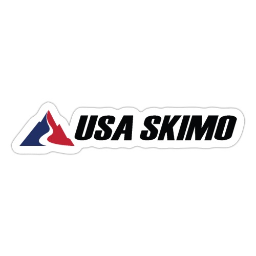 USA Skimo Logo - Landscape - Color - Sticker