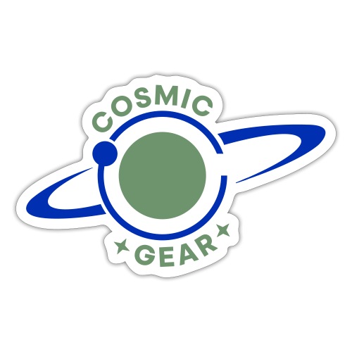 Cosmic Gear - Grey planet - Sticker