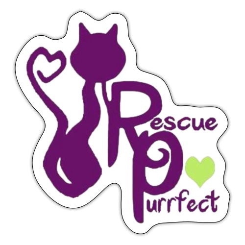 Rescue Purrfect Classic Logo - Sticker