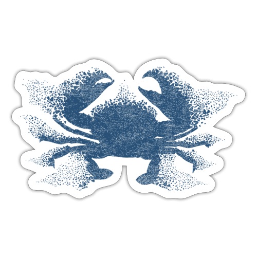 South Carolina Crab in Blue - Sticker