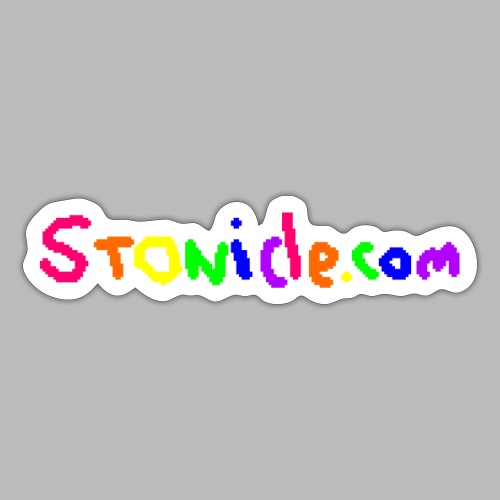 Stonicle.com Cosmic Color Logo - Sticker