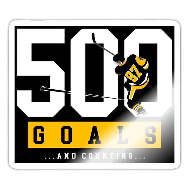 500 Goals Sticker