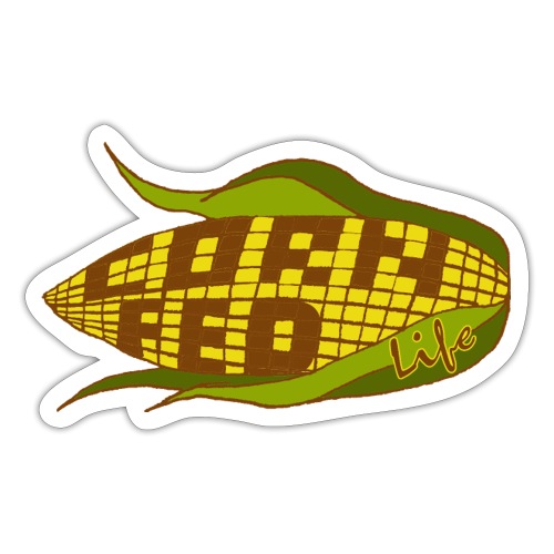 Corn Fed Logo - Sticker