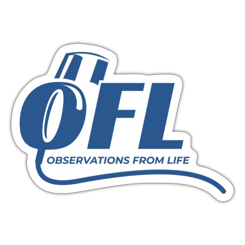 Observations from Life Alternate Logo - Sticker