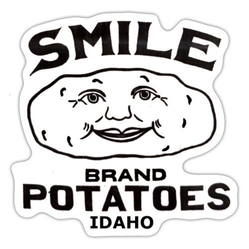 Smile Brand Potatoes Sticker - Sticker