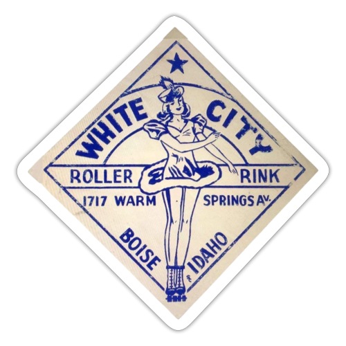 White City Roller Girl Sticker - Sticker