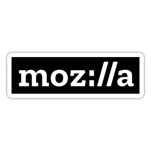 moz logo white - Sticker