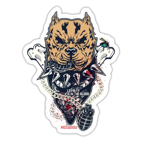 Pitbull Loyalty is in the Blood - Sticker