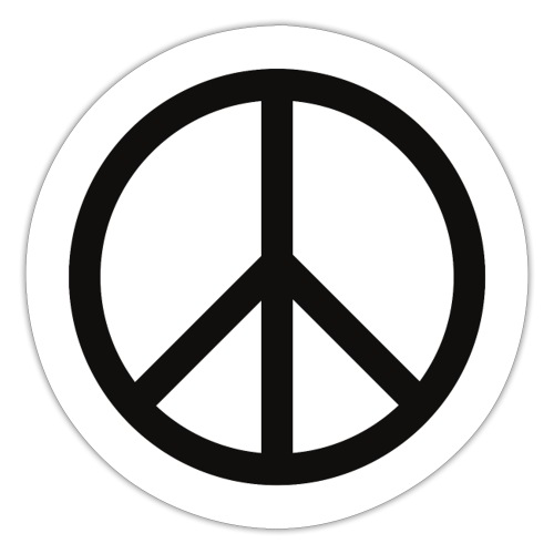 Peace Sign Stop War - Sticker