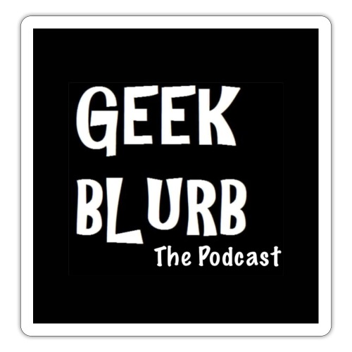 Geek Blurb Podcast Logo - Sticker