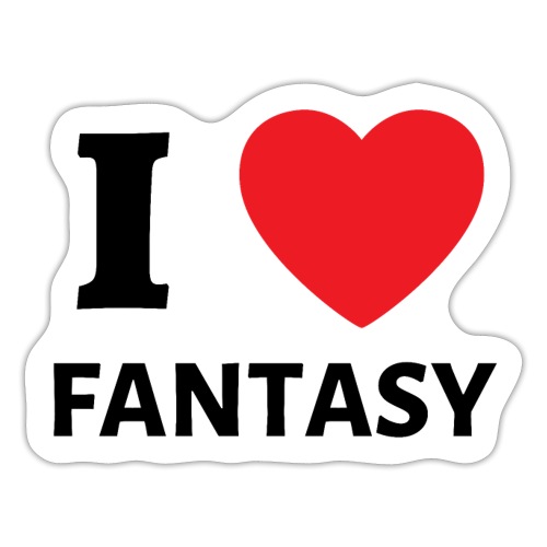 I Heart Fantasy - I Love Fantasy - Sticker