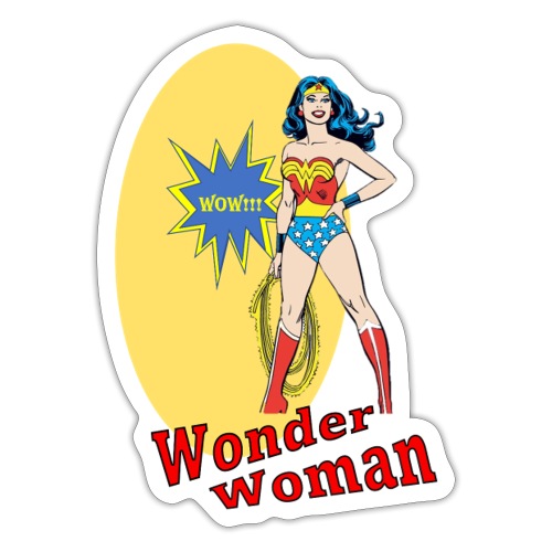 Woman with comics - Sticker