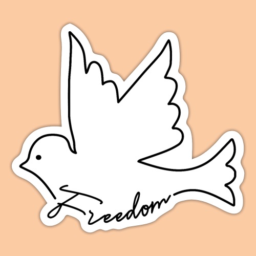 Freedom Dove - Sticker