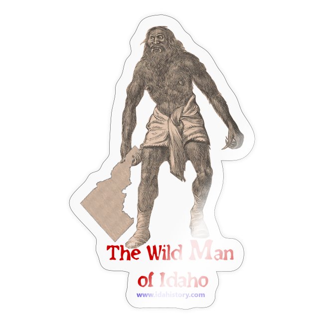 wild man sticker