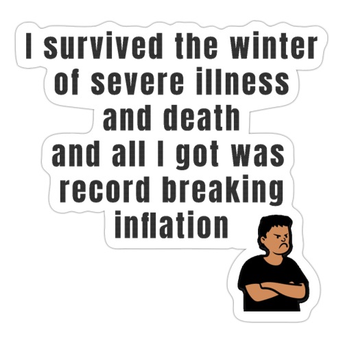 Winter of illnes and death - Sticker