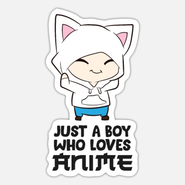 Anime Boy Stickers | Unique Designs | Spreadshirt