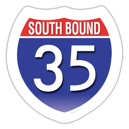 Southbound 35 - Sticker