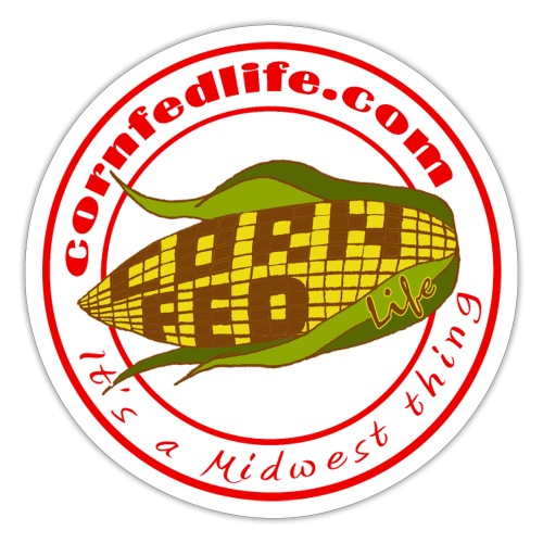 Corn Fed Circle - Sticker