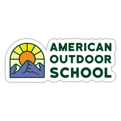 American Outdoor School Standard Logo - Sticker