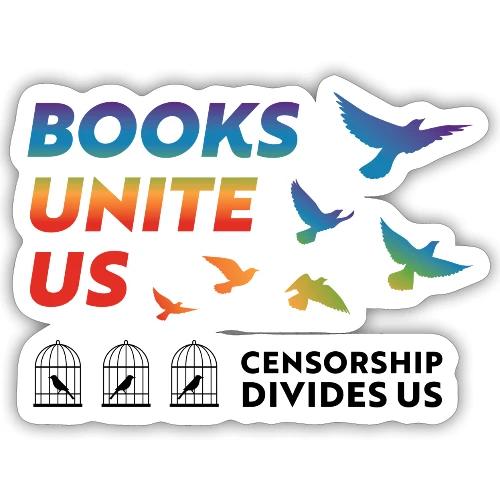Books Unite Us - Sticker
