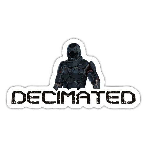 Decimated Mercenary White Items - Sticker