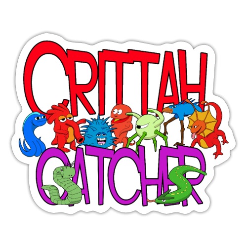 crittah catcher - Sticker