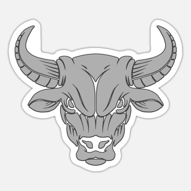 Bull Tattoo Stickers | Unique Designs | Spreadshirt