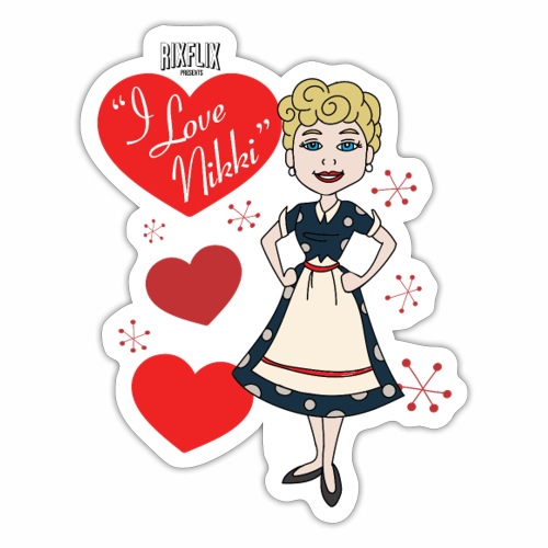 I love Nikki - Sticker