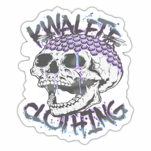 Kwalete Clothing Skull Blend MMXXII - Sticker