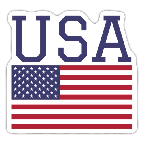 USA American Flag - Fourth of July Everyday - Sticker