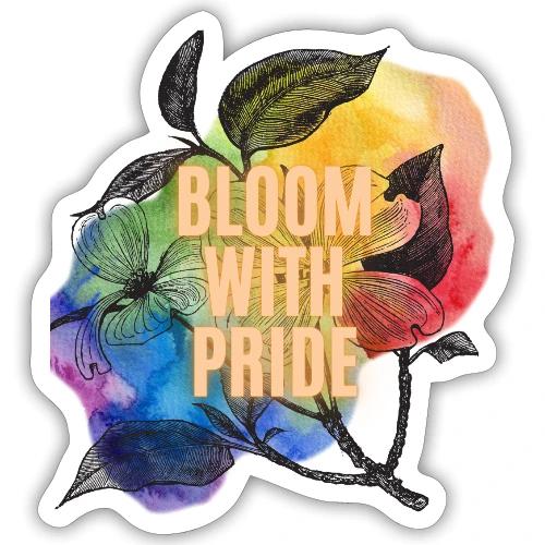 Bloom With Pride - Sticker