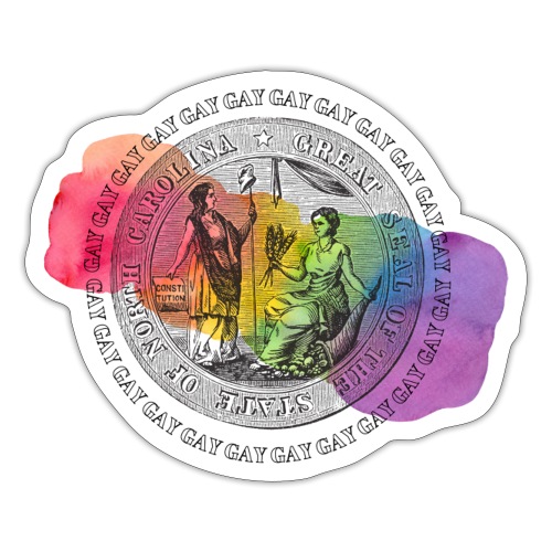 The Gay State of North Carolina - Sticker