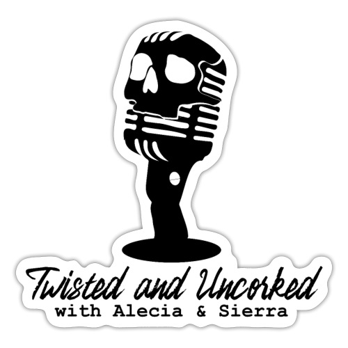 Twisted and Uncorked Original Logo, Dark - Sticker