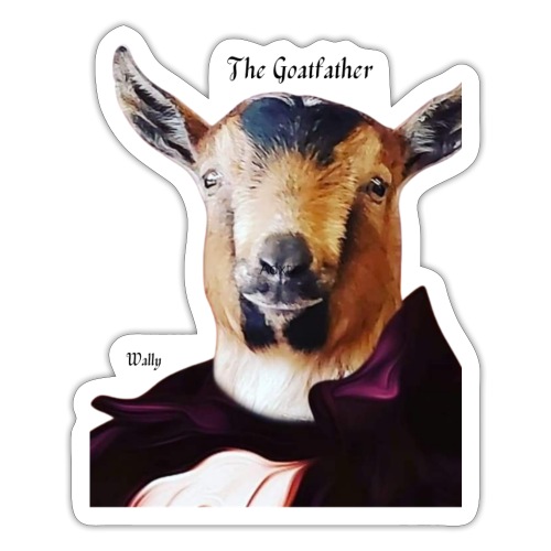 Wally the goat - Sticker