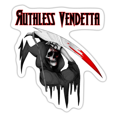 reaper with ruthless vendetta - Sticker