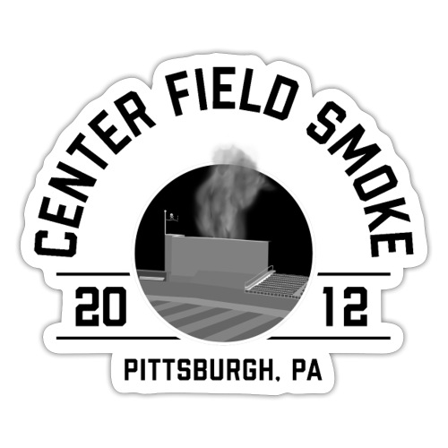Center Field Smoke (Light) - Sticker