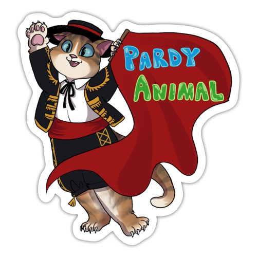 Pardy Animal - Don Gato - Sticker