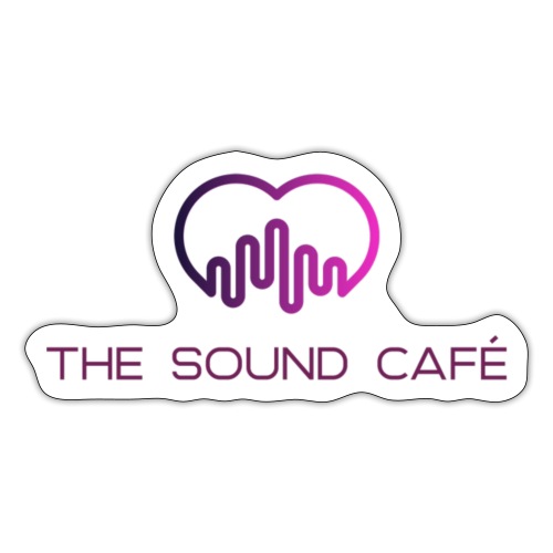The Sound Cafe With Logo - Sticker