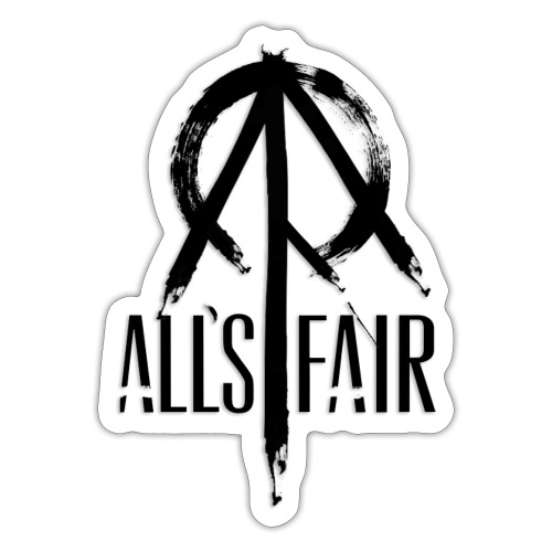AF Black Logo - Sticker