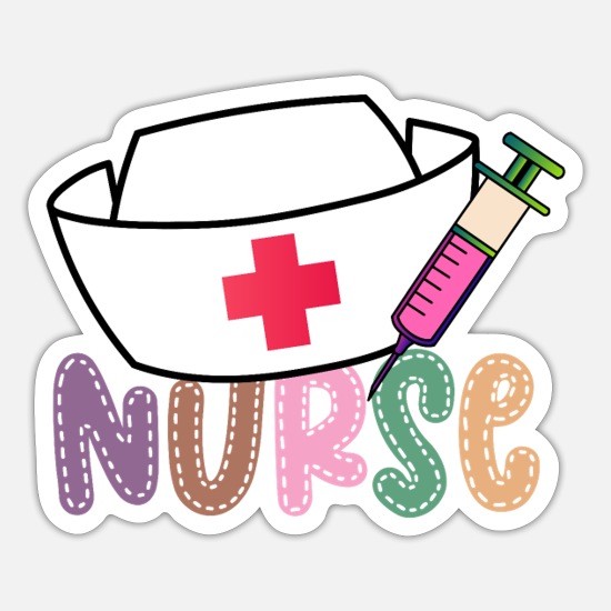 Nurse. Nursing, RN, nurse hat' Sticker