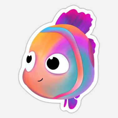 Cute Fish Stickers | Unique Designs | Spreadshirt
