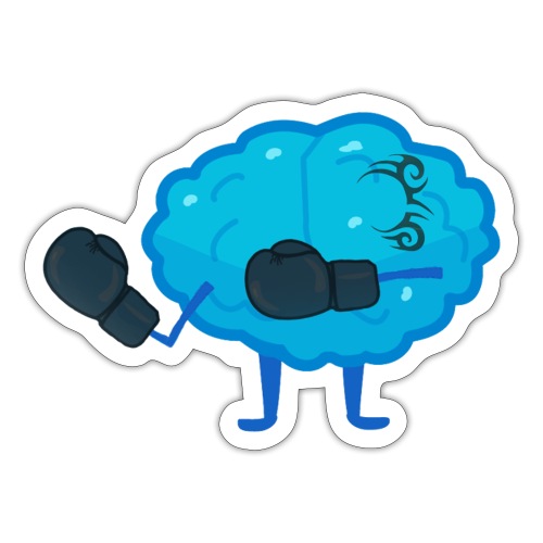 Boxing Brain - Sticker